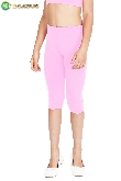 LEGGINS DANZA IN LYCRA TRE QUARTI ROSA BAMBINA